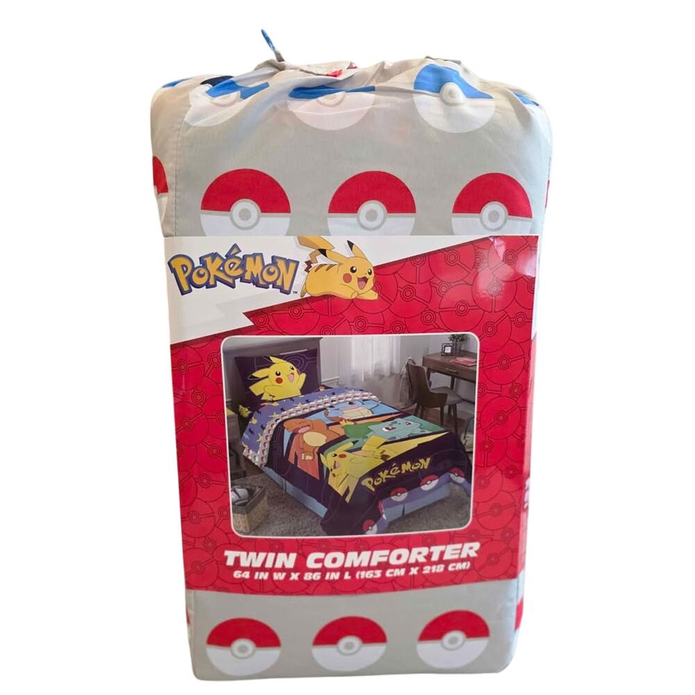 New Pokémon Reversible Twin Comforter